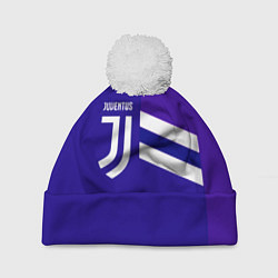Шапка c помпоном Juventus sport geometry line