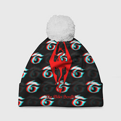 Шапка с помпоном The Elder Scrolls anime, цвет: 3D-белый