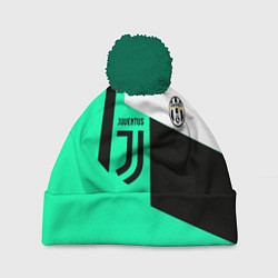 Шапка с помпоном Juventus geometry, цвет: 3D-зеленый