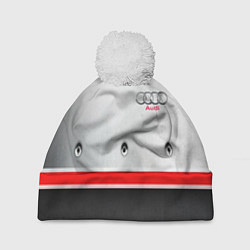 Шапка c помпоном Audi metal sport