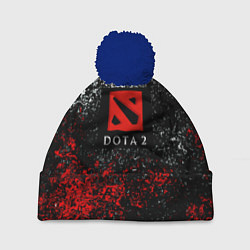 Шапка c помпоном Dota 2 брызги красок