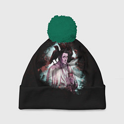 Шапка с помпоном Wednesday, цвет: 3D-зеленый