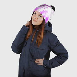 Шапка с помпоном Monster energy neon flame, цвет: 3D-черный — фото 2