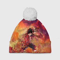Шапка с помпоном Fire Luffy - One Piece, цвет: 3D-белый