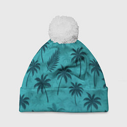 Шапка с помпоном Гавайский стиль - Томми Версетти, цвет: 3D-белый