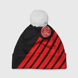 Шапка с помпоном Ajax геометрия, цвет: 3D-белый