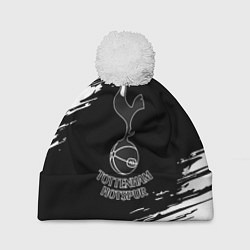 Шапка с помпоном Тоттенхэм краски полосы, цвет: 3D-белый