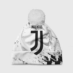 Шапка с помпоном Juventus люди спорт, цвет: 3D-белый