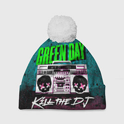 Шапка с помпоном Green Day: Kill the DJ, цвет: 3D-белый