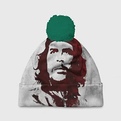 Шапка с помпоном Че Гевара, цвет: 3D-зеленый
