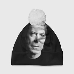 Шапка с помпоном David Bowie: Black Face, цвет: 3D-белый