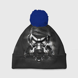 Шапка с помпоном Pirate Station: Dark Side, цвет: 3D-тёмно-синий