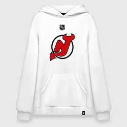 Толстовка-худи оверсайз New Jersey Devils: Kovalchuk 17, цвет: белый
