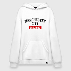 Худи оверсайз FC Manchester City Est. 1880