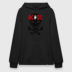 Худи оверсайз AC/DC Skull