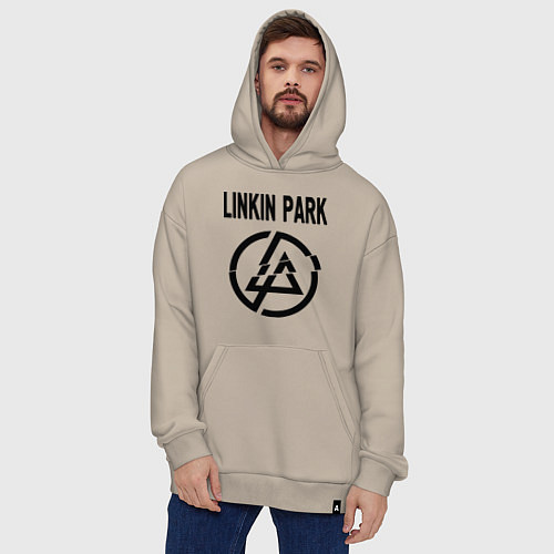Худи оверсайз Linkin Park / Миндальный – фото 4