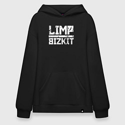 Толстовка-худи оверсайз LIMP BIZKIT, цвет: черный