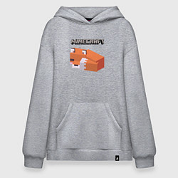 Толстовка-худи оверсайз MINERCRAFT, цвет: меланж
