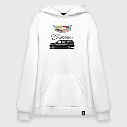 Толстовка-худи оверсайз Cadillac, цвет: белый