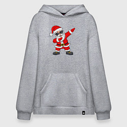 Толстовка-худи оверсайз Dabing Santa, цвет: меланж