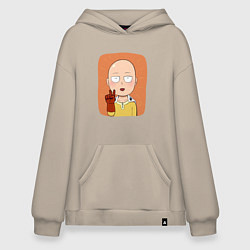 Худи оверсайз Сайтама One Punch Man