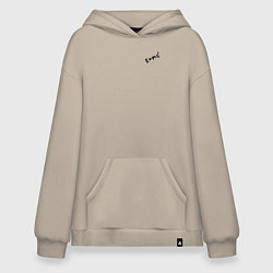 Толстовка-худи оверсайз Dr Stone Emc2, цвет: миндальный