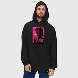 Толстовка-худи оверсайз Тайлер Дёрден, Бойцовский клуб, цвет: черный — фото 2