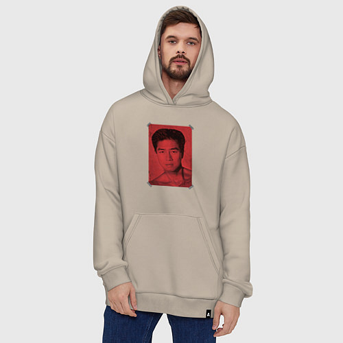 Худи оверсайз Van Darkholm Gachimuchi / Миндальный – фото 4