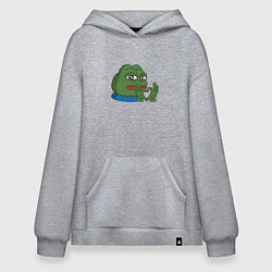 Худи оверсайз Pepe love пепе лов