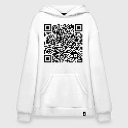 Худи оверсайз QR-код Скала Джонсон