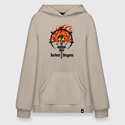 Худи оверсайз Darkest Dungeon: skull logo