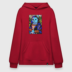 Худи оверсайз Ромеро Бритто Mona Cat