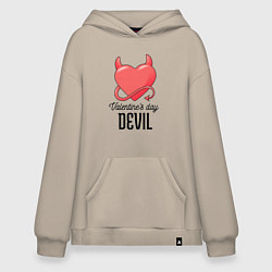 Худи оверсайз Valentines Day Devil