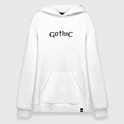 Худи оверсайз Gothic logo
