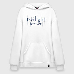 Толстовка-худи оверсайз Logo Twilight, цвет: белый