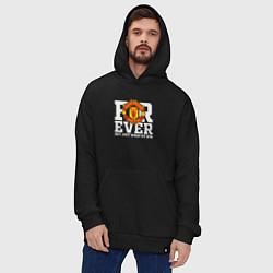 Толстовка-худи оверсайз Manchester United FOREVER NOT JUST WHEN WE WIN, цвет: черный — фото 2