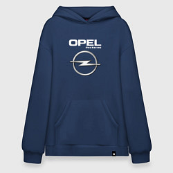 Толстовка-худи оверсайз OPEL Pro Racing, цвет: тёмно-синий