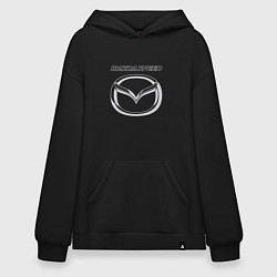 Толстовка-худи оверсайз MAZDA SPEED, цвет: черный