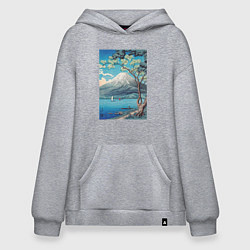 Худи оверсайз Mount Fuji from Lake Yamanaka Гора Фудзи