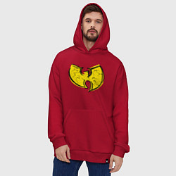 Толстовка-худи оверсайз Style Wu-Tang, цвет: красный — фото 2