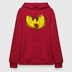 Толстовка-худи оверсайз Style Wu-Tang, цвет: красный