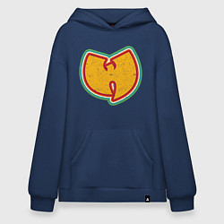 Толстовка-худи оверсайз Wu-Tang Colors, цвет: тёмно-синий