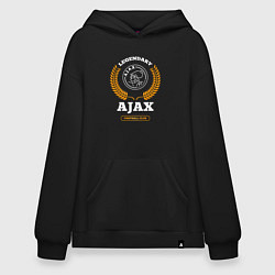 Худи оверсайз Лого Ajax и надпись legendary football club