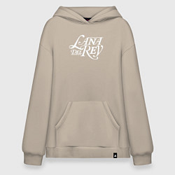 Худи оверсайз Lana del ray - лого
