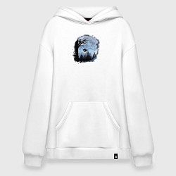 Худи оверсайз Лисичка на качелях