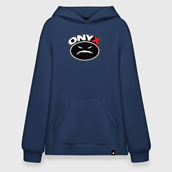 Худи оверсайз Onyx - black logo