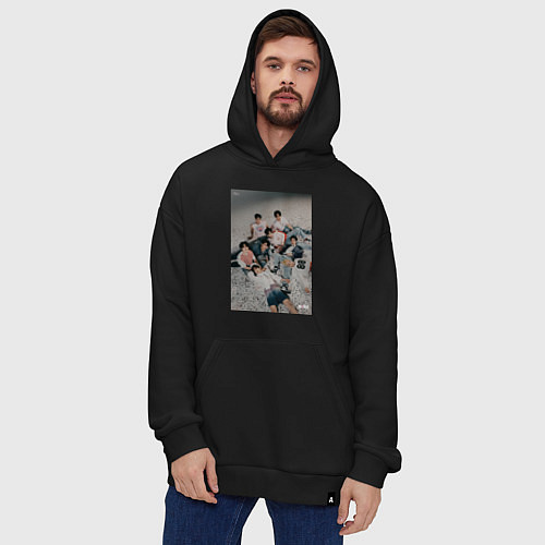 Худи оверсайз Stray Kids Maxident / Черный – фото 4