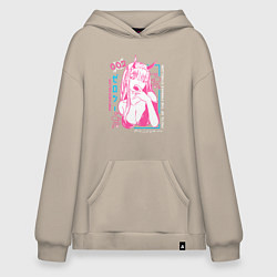 Худи оверсайз Zero Two anime