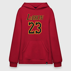 Толстовка-худи оверсайз Lebron 23, цвет: красный