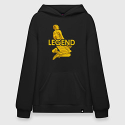 Толстовка-худи оверсайз Kobe legend, цвет: черный